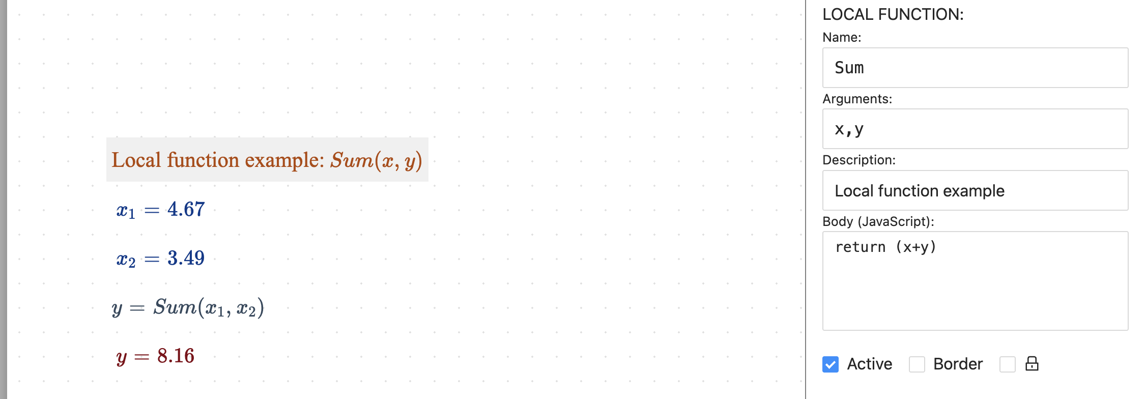 Edit function